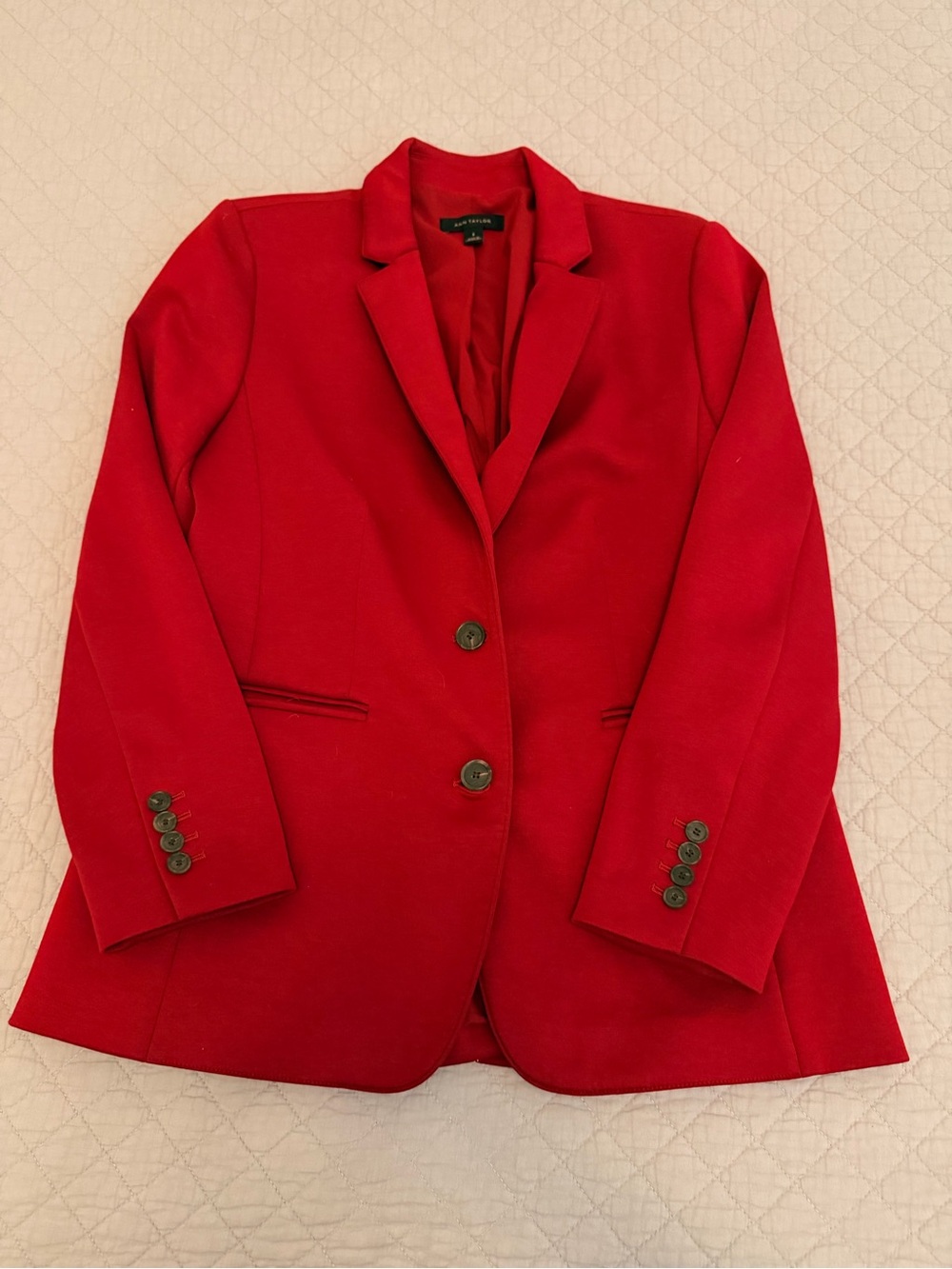 Ann Taylor Seasonless Stretch Suit Blazer 8 Pants 12P
